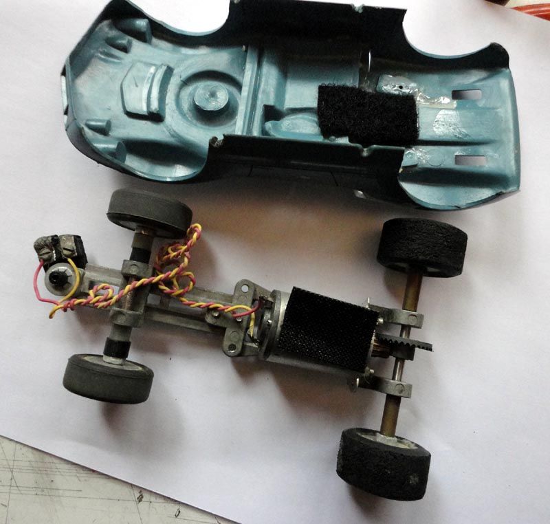 Was this the real face of commercial racing in the '60s? Slot Car